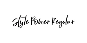 Style Power Regular Font
