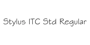 Stylus ITC Std Regular Font