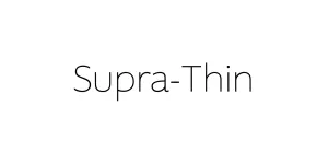Supra-Thin Font