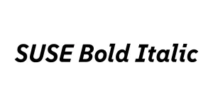 SUSE Bold Italic Font