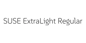 SUSE ExtraLight Regular Font