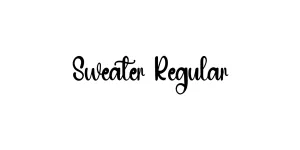 Sweater Regular Font