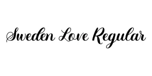 Sweden Love Regular Font