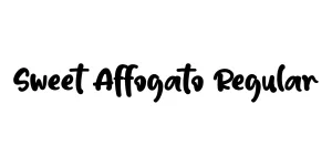 Sweet Affogato Regular Font
