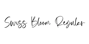 Swiss Bloom Regular Font