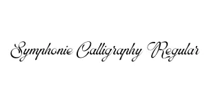 Symphonie Calligraphy Regular Font