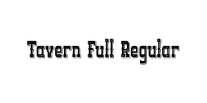 Tavern Full Regular Font