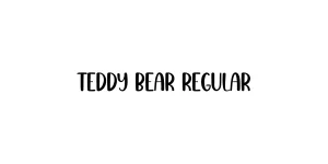 Teddy Bear Regular Font