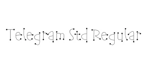 Telegram Std Regular Font