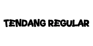 Tendang Regular Font