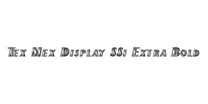 Tex Mex Display SSi Extra Bold Font