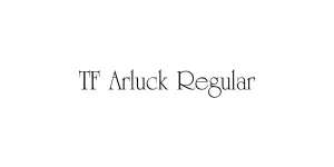 TF Arluck Regular Font