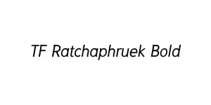 TF Ratchaphruek Bold Font