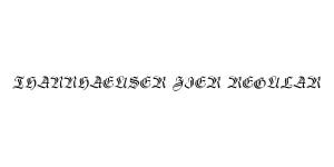 Thannhaeuser Zier Regular Font