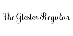 The Glester Regular Font