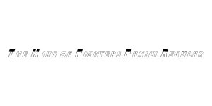 The King of Fighters Family Regular Font