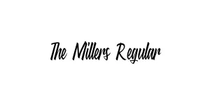 The Millers Regular Font