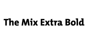 The Mix Extra Bold Font