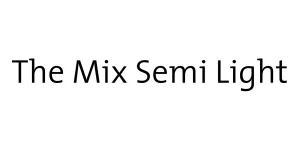The Mix Semi Light Font