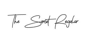 The Sunset Regular Font