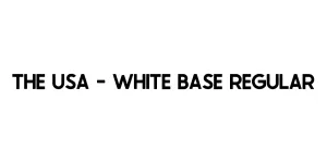 The USA - White Base Regular Font