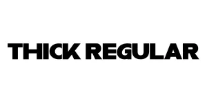 Thick Regular Font
