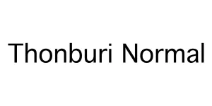Thonburi Normal Font