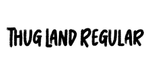 Thug Land Regular Font