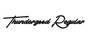 Thundergood Regular Font