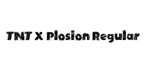 TNT X Plosion Regular Font