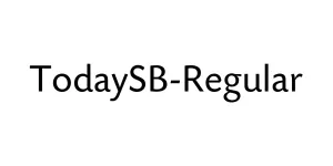 TodaySB-Regular Font