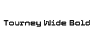 Tourney Wide Bold Font