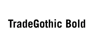 TradeGothic Bold Font