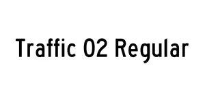 Traffic 02 Regular Font