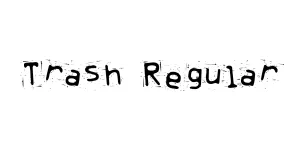 Trash Regular Font