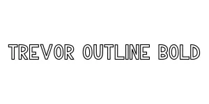 Trevor Outline Bold Font