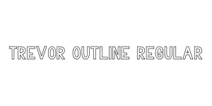 Trevor Outline Regular Font