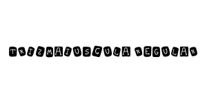 Trizmaiuscula Regular Font