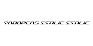 Troopers Italic Italic Font