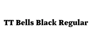 TT Bells Black Regular Font