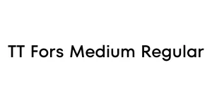 TT Fors Medium Regular Font