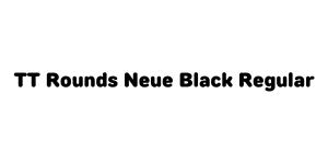 TT Rounds Neue Black Regular Font