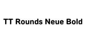 TT Rounds Neue Bold Font