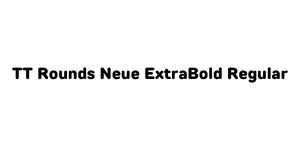 TT Rounds Neue ExtraBold Regular Font