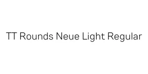 TT Rounds Neue Light Regular Font