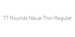 TT Rounds Neue Thin Regular Font