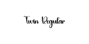 Twin Regular Font