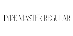 Type Master Regular Font