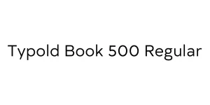 Typold Book 500 Regular Font
