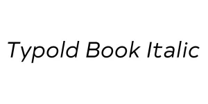 Typold Book Italic Font